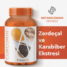 Wiserlife Curcumin Kurkumin ve Karabiber Ekstresi İçeren Takviye Edici Gıda 30 Kapsül