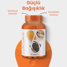 Wiserlife Curcumin Kurkumin ve Karabiber Ekstresi İçeren Takviye Edici Gıda 30 Kapsül