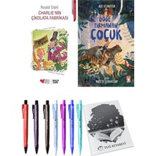 Göğe Tırmanan Çocuk ve Charlie'nin Çikolata Fabrikası 2'li Set + Hediyeli