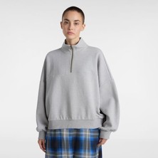 Elevated Double Knıt Loose Mock Neck.-