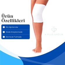 A Plus Sağlık Yün Dizlik Sıcak Tutma Özelliği Yüksek Kalite Beyaz Yün Dizlik
