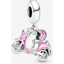 Lines Bijuteri Pembe Scooter Sallantılı Charm