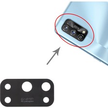 Fodos Realme 7 Pro Kamera Lensi Cam - Kamera Camı - Yapışkanlı RMX2170 Uyumlu