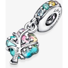 Lines Bijuteri Birliktelik Ağacı Murano Cam Sallantılı Charm