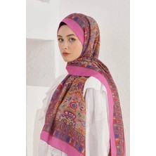 Loryan Scarf Fuşya Loryan Scarf Linen Harmony Şal