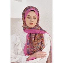 Loryan Scarf Fuşya Loryan Scarf Linen Harmony Şal