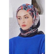 Loryan Scarf Siyah-Gri Loryan Scarf Diamond Diya Eşarp