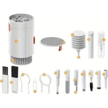 Buffer Buffer® 20 Parça Çok Fonksiyonlu Bilgisayar Temizleme Seti Klavye Cep Telefonu Kablosuz Kulaklık Temizleme Kalemi Toz Alma Multi Temizlik Kiti 20IN1