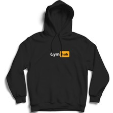 The Fame Gymhub, Gym, Training, Body Building, Vücut Geliştirme, Spor, Pamuk Kapüşonlu Sweatshirt Hoodie