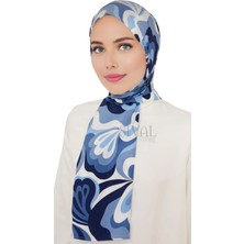 Armine Trend Defne Şal-2 Lacivert- Mavi
