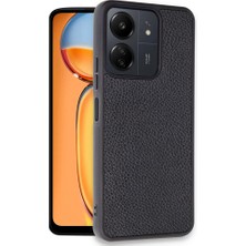 FUJİMAX Xiaomi Poco C65 Kılıf Çizik ve Darbelere Tam Koruma Lens ve Kamera Korumalı Deri Aras Kapak