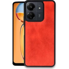 FUJİMAX Xiaomi Redmi 13C Kılıf Çizik ve Darbelere Tam Koruma Lens ve Kamera Korumalı Deri Aras Kapak