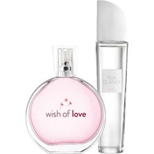 Avon Wish Of Love 50 ml ve Pur Blanca Parfüm 50 ml. Ikili Set