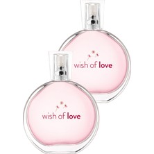 Avon Wish Of Love Kadın Parfüm Edt 50 ml. Ikili Set