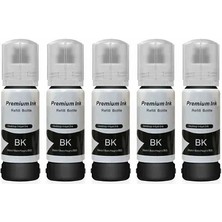 Oratek Epson 103 Ecotank  L3152 Siyah Ithal Muadil Mürekkep 70 ml / 5 Adet