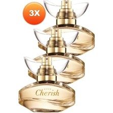 Avon Cherish Kadın Parfüm Edp 50 ml. Üçlü Set