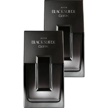 Avon Black Suede Dark Erkek Parfüm Edt 75 ml. Ikili Set