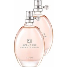 Avon Scent Mix Romantic Bouquet Kadın Parfüm Edt 30 ml. Ikili Set