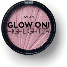 Avon Glow On Aydınlatıcı Sıkıştırılmış Pudra Highlighter Pink Glow