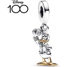 Hector Co Jewellery Dısney, 100. Yıldönümü Donald Duck Dangle Charm