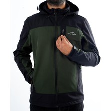 Snowmount Siyah Haki Trail Softshell Su İtici Rüzgar Geçirmez Mont Ceket