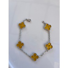 Makmery Accessory Çelik Vancleff Model Bileklik