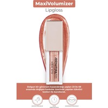 Maxivolumizer Lipgloss 206 - Peachy Stardust - Kalıcı ve Nemlendirici Ruj - Dolgunlaştırıcı Etki