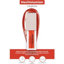 Maxivolumizer Lipgloss 218 - Red Hot Luster - Kalıcı ve Nemlendirici Ruj - Dolgunlaştırıcı Etki