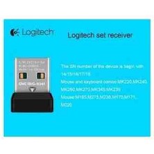 Logi Nano USB Receiver Alıcı Klavye Mouse Setleri Için 10'lu Paket