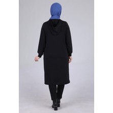 Ottoman Wear Büyük Beden Tunik Siyah OTW2045