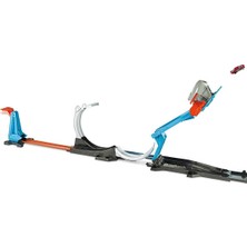 Hot Whells Track Builder Süper Fırlatma Aksiyonu Yarış Seti