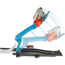 Hot Whells Track Builder Süper Fırlatma Aksiyonu Yarış Seti