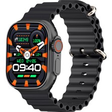 Hytech W69 Watch Ios ve Androıd Uyumlu Mactıve 2.05 Inch Geniş Ekranlı Siyah Akıllı Saat