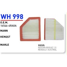 Nissan Rogue - Renault Austral 1.5 Hava Filtresi - Wh 998