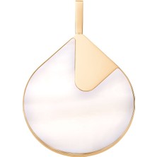 Energetix Altın Renkli Sedefli Manyetik Kolye Ucu