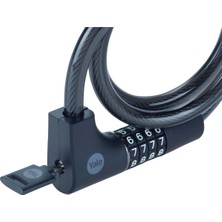 Yale Yale Essential Kablolu Bisiklet Kilidi  1000MM  Şifreli ve  Anahtarlı YCC0121002