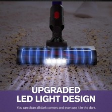 Enclaveinds V15 V8 V7 V10 V11 Elektrikli Süpürgeler, Sert Zemin Aparatı, LED Işıklı Yumuşak Rulo Fırça (Yurt Dışından)
