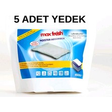 Maxfresh Nem Alıcı Koku Giderici Rutubet Küf 5 Adet Yedek 450 gr