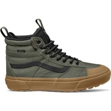 Vans Yeşil Erkek Süet Kanvas Lifestyle Ayakkabı VN000CVT3PY1-MTE Sk8-Hi Waterproof