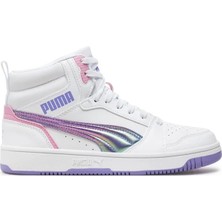 Puma Beyaz Kadın Bot 39872501-PUMA REBOUNDV6MIDBOUNCYSKY
