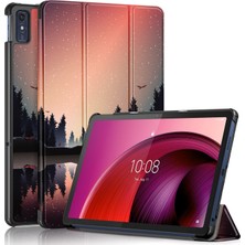 Zshskj Lenovo Tab M10 5g 10.6 Gün Batımı Deri Akıllı Tablet Kılıfı (Yurt Dışından)