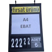 35X50 Ebat Pvc  Etiket (Fiyat Etiketi ) (Insörtlük)