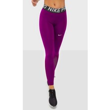 Nike Pro Tigh Fit Full Length Leggings Toparlayıcı Tam Boy Tayt Mor