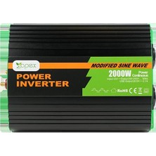 Apex NS2000-12 Apex 2000W Modifiye Dalga Inverter 12V