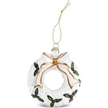 Karaca New Year Yılbaşı Çelenk Ağaç Süsü 9x4x10,5 cm