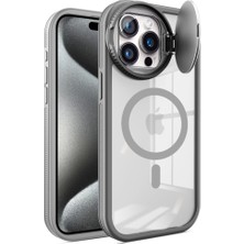 FUJİMAX Apple iPhone 14 Pro Max Kılıf Kamera Lens Korumalı Kapaklı Wireless Şarj Özellikli Teleskop Kapak