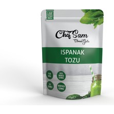 Chef Sam Ispanak Tozu 120 gr Katkısız