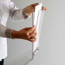 ÖzgürceSeç Dekoratif Broşür Stand Alınlıklı A4