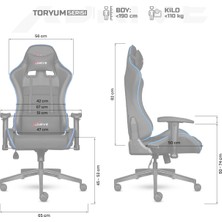 Xdrive Toryum Oyuncu Koltuğu Mavi/siyah