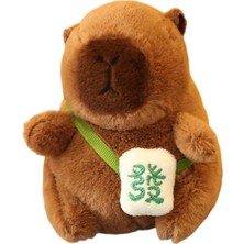 Sholov Çocuklar Için Capybara Anahtarlık Oyuncak Çanta Kolye Yeşil (Yurt Dışından)